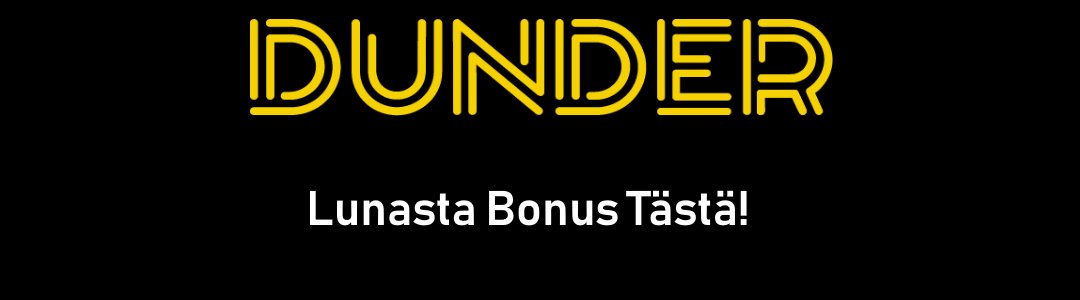 dunder casino bonus banneri
