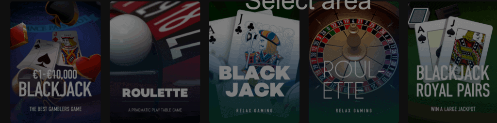 pöytäpelit nitro casinolla